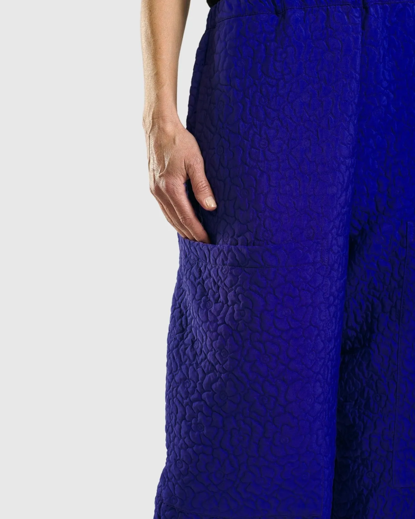 Women Alembika Pants & Skirts<Jacquard Tapestry Pants, Royal