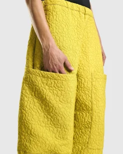 Women Alembika Plus<Jacquard Tapestry Pants, Yellow