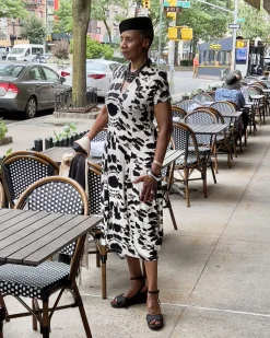 Women Alembika Plus<Jane Cocoon Midi Dress, Tie Dye