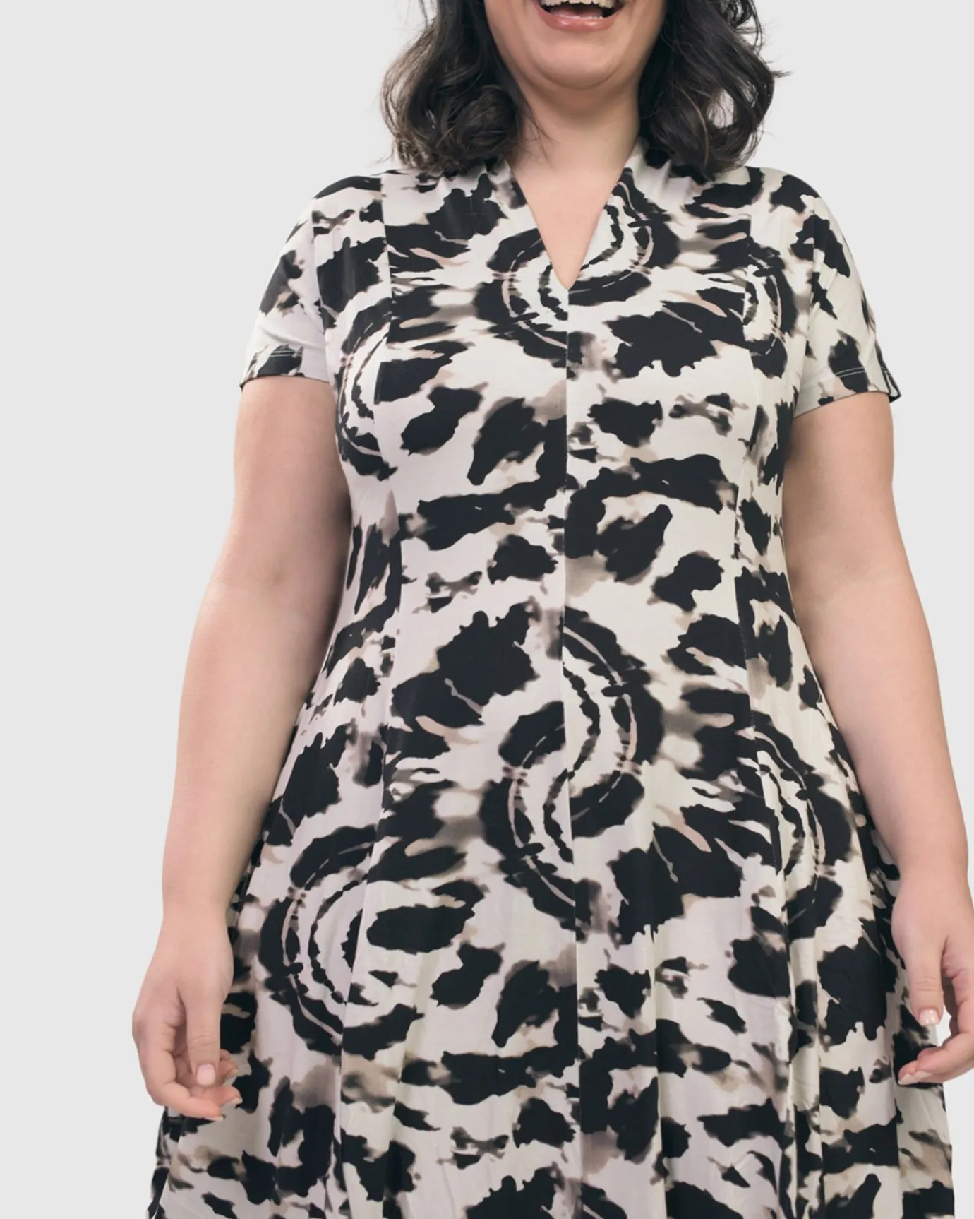 Women Alembika Dresses<Jane Cocoon Midi Dress, Tie Dye