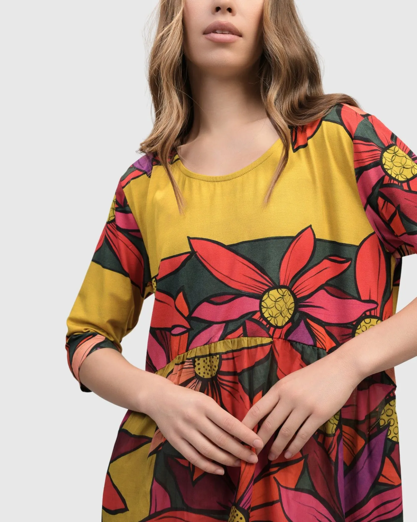 Women Alembika Dresses<Jasmine Relaxed Dress, Bouquet