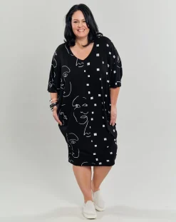 Women Alembika Dresses<Jax Dolman Midi Dress, Mix