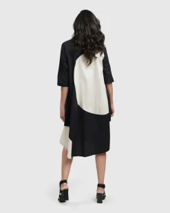 Women Alembika Plus<Jenny Oversized Shift Dress, Mono