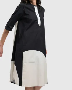 Women Alembika Dresses<Jenny Oversized Shift Dress, Mono