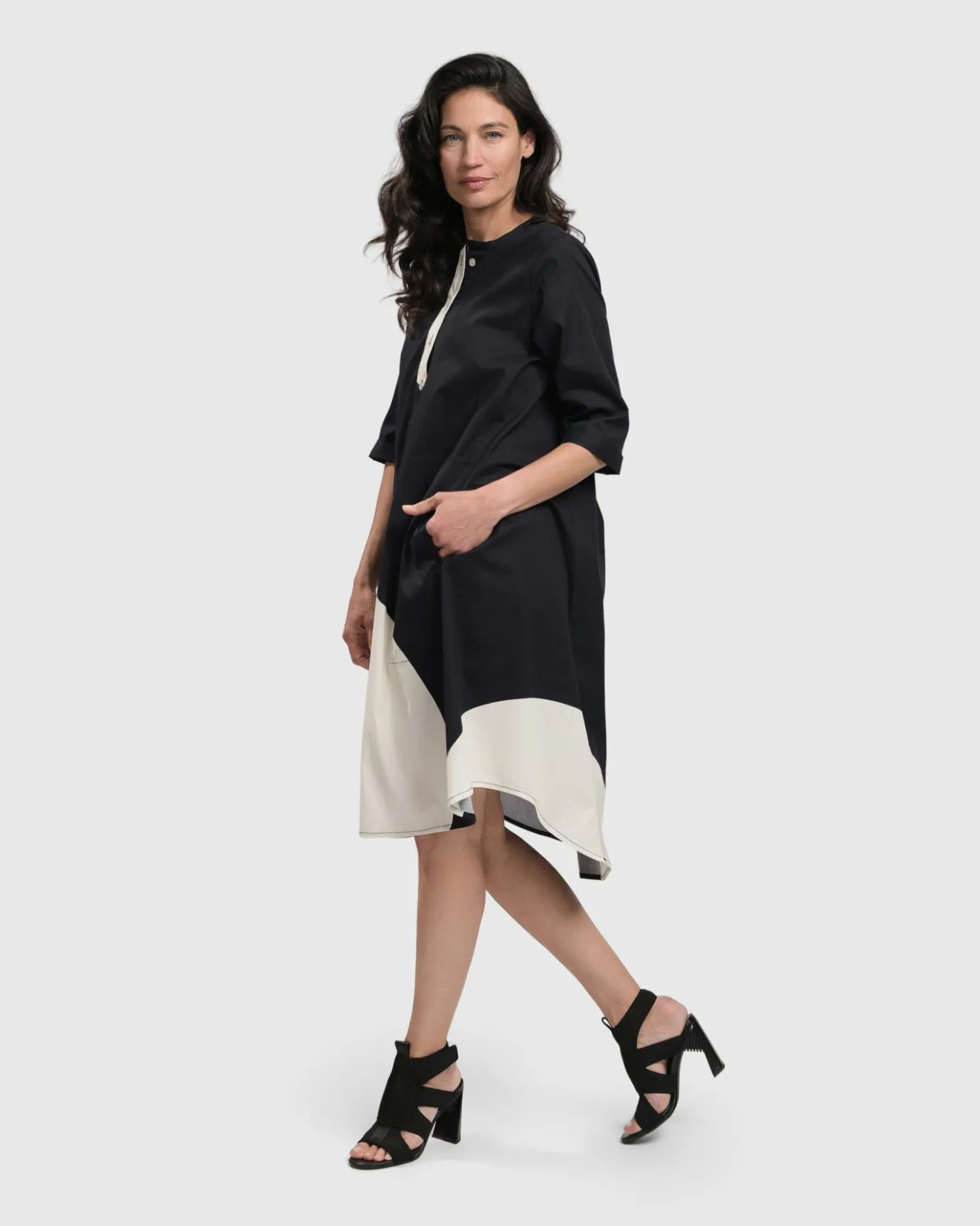 Women Alembika Dresses<Jenny Oversized Shift Dress, Mono