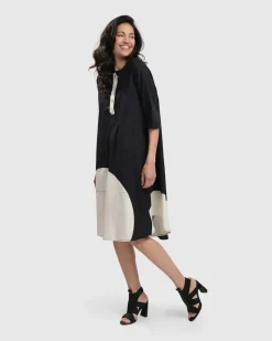 Women Alembika Dresses<Jenny Oversized Shift Dress, Mono