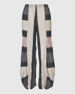 Women Alembika Plus<Jess Crinkle Punto Pants, Stripe