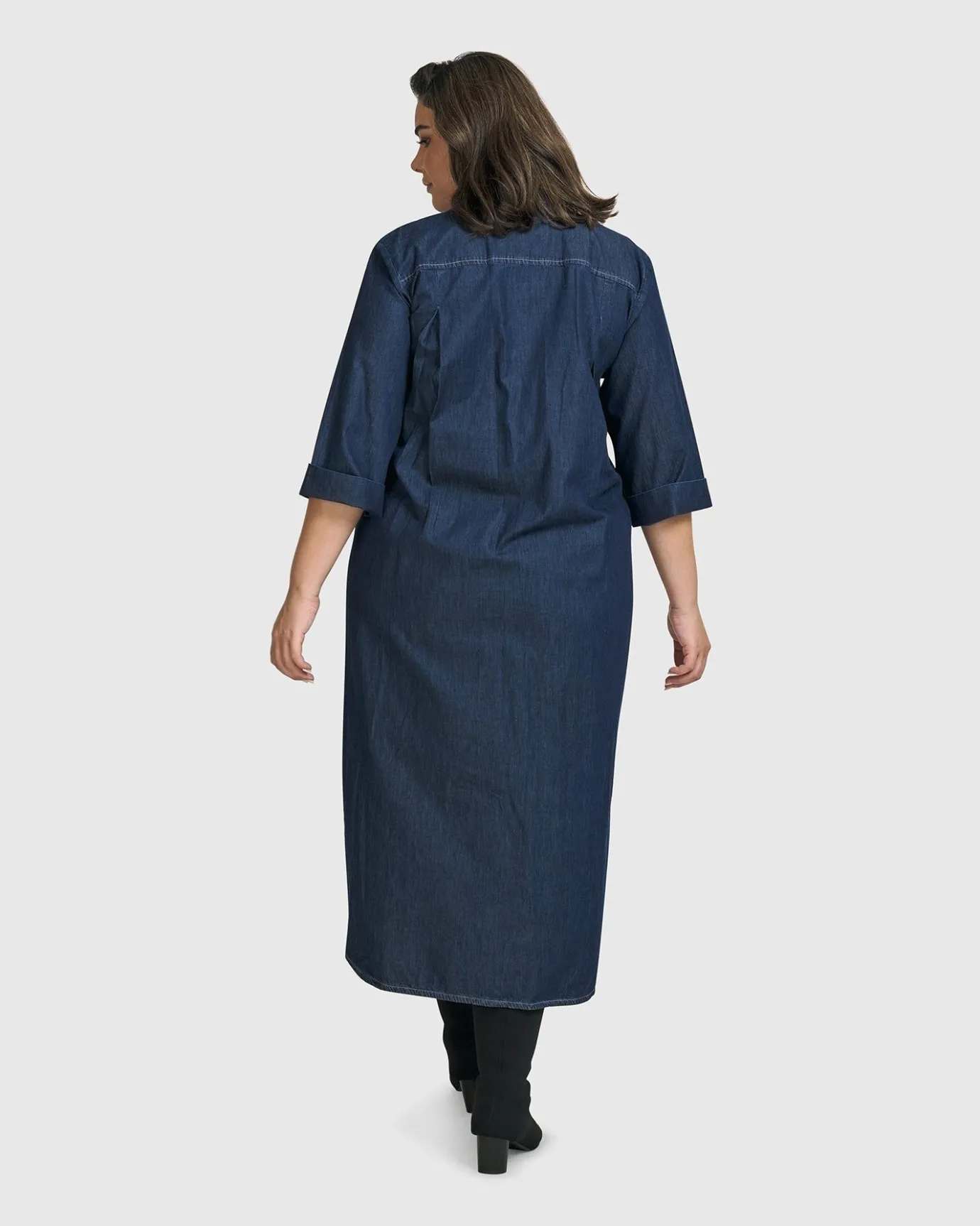 Women Alembika Plus<Joie Collared Dress, Denim