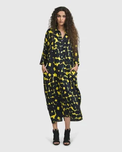 Women Alembika Plus<Josephina Button Down Dress, Tie Dye