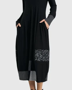 Women Alembika Dresses<Josie Cocoon Dress, Mono