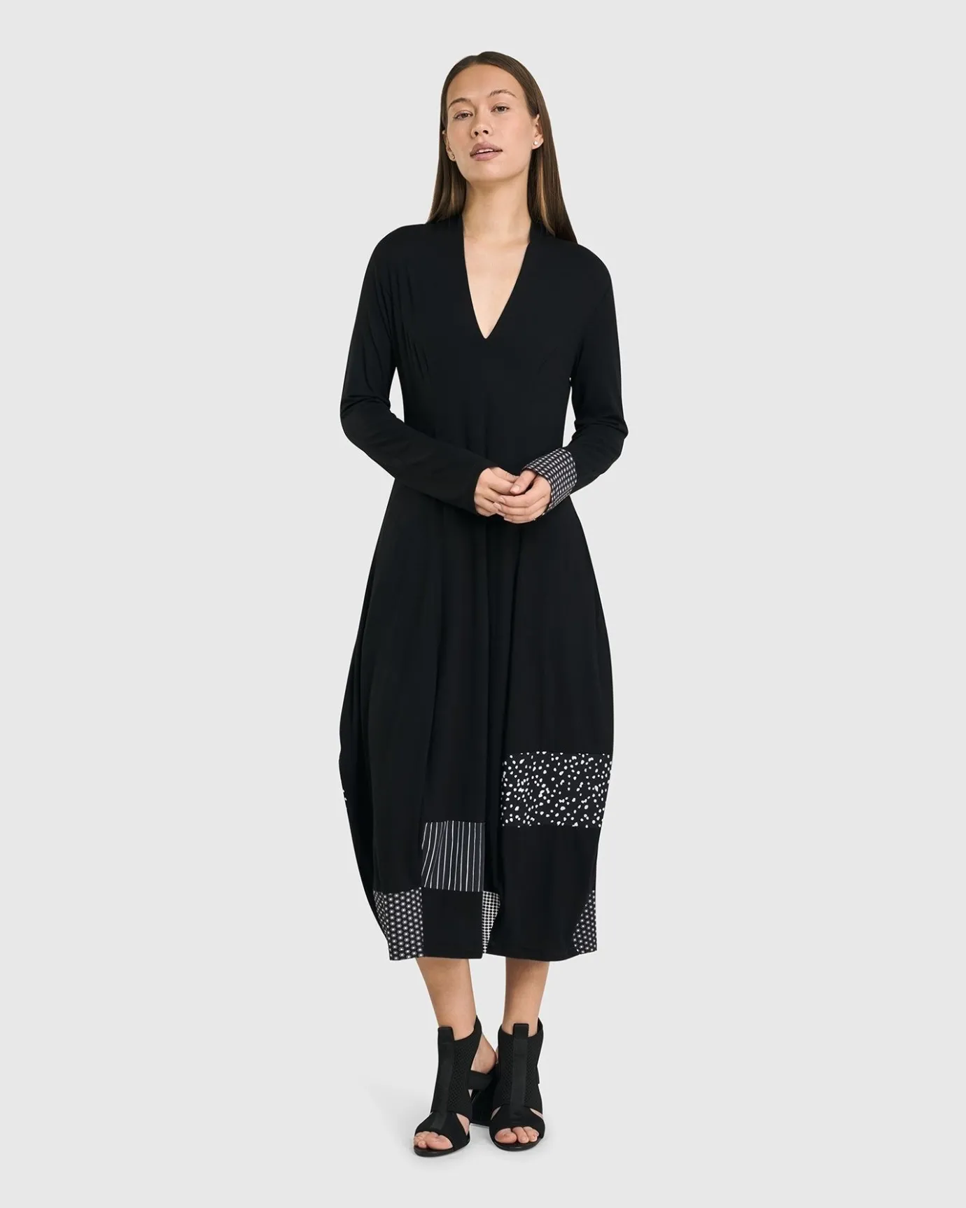 Women Alembika Plus<Josie Cocoon Dress, Mono