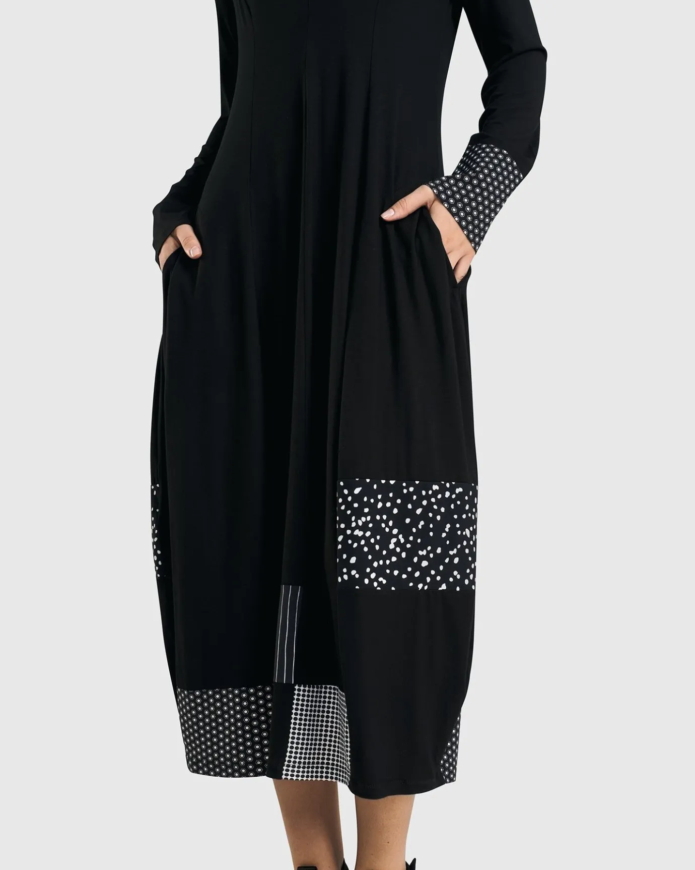 Women Alembika Plus<Josie Cocoon Dress, Mono