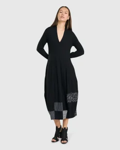Women Alembika Plus<Josie Cocoon Dress, Mono