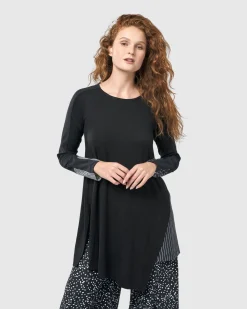 Women Alembika Plus<Josie Swing Tunic Top, Mono