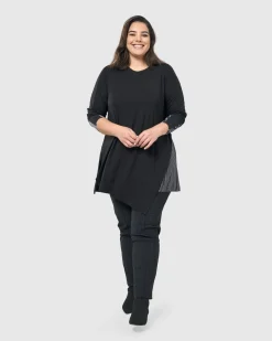 Women Alembika Plus<Josie Swing Tunic Top, Mono