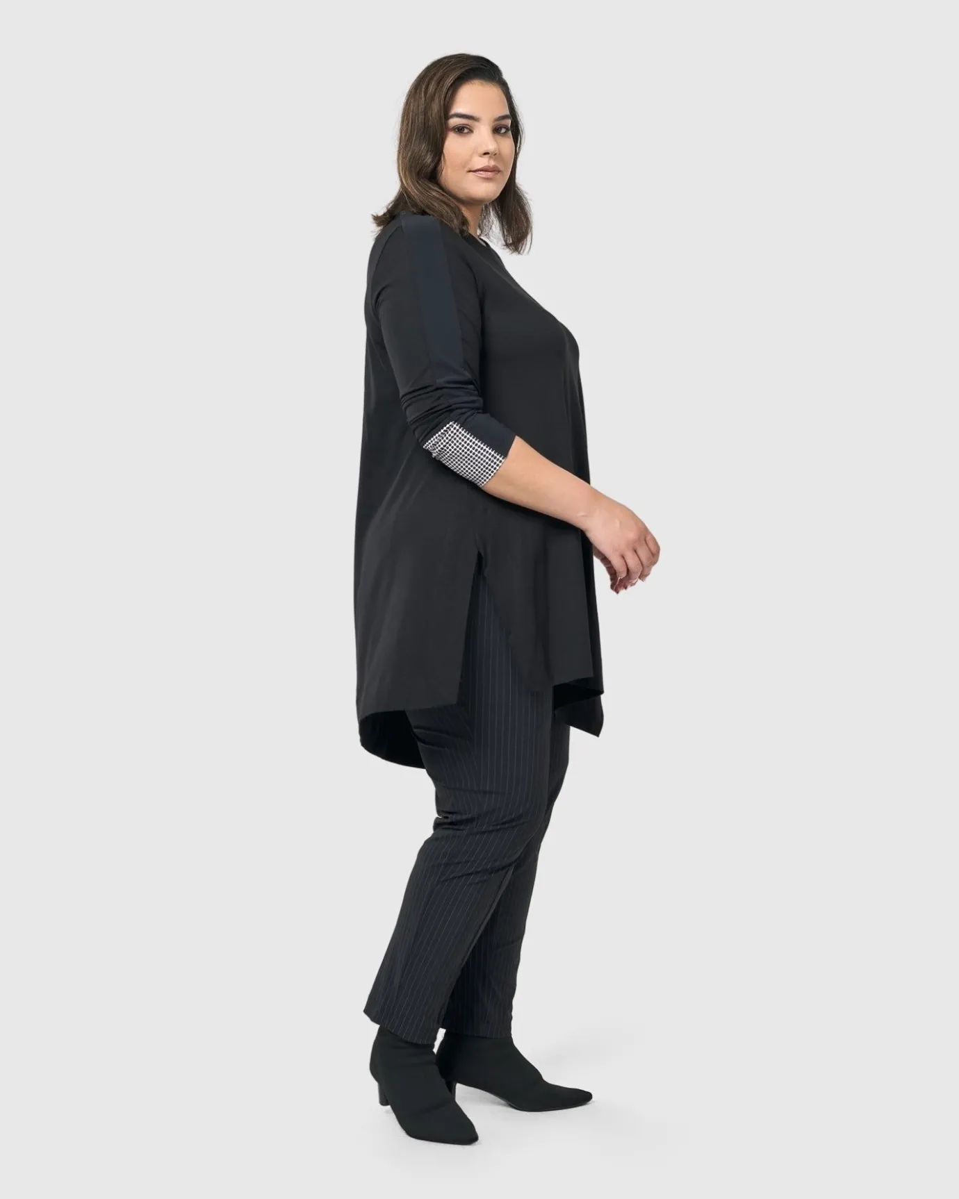 Women Alembika Plus<Josie Swing Tunic Top, Mono