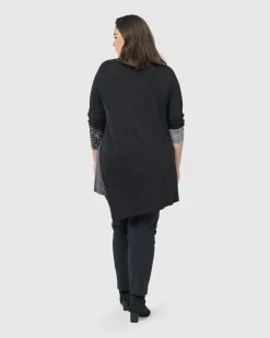 Women Alembika Plus<Josie Swing Tunic Top, Mono
