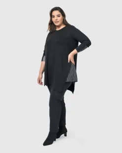 Women Alembika Plus<Josie Swing Tunic Top, Mono