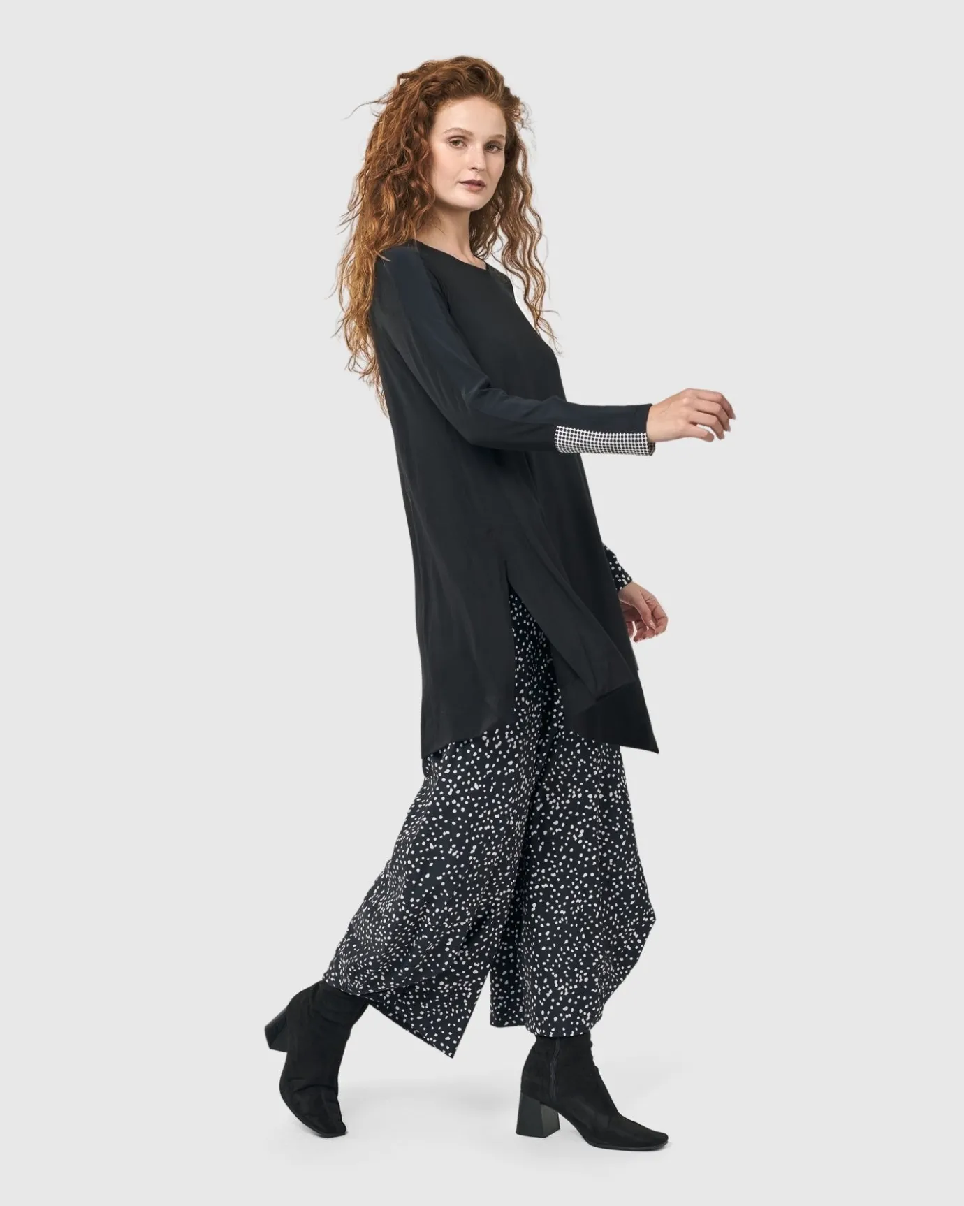 Women Alembika Plus<Josie Swing Tunic Top, Mono