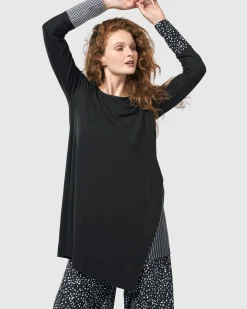 Women Alembika Plus<Josie Swing Tunic Top, Mono