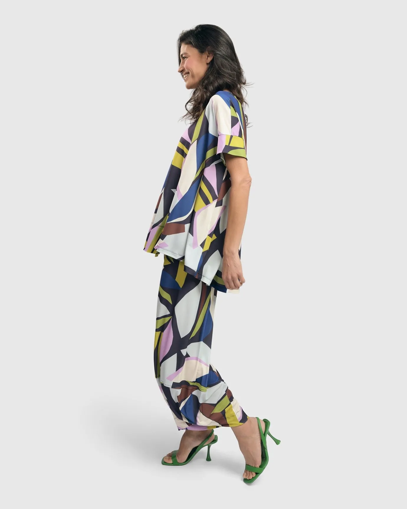 Women Alembika Plus<Kaleidoscope Punto Pants, Abstract
