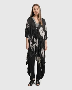 Women Alembika Plus<Kennedy Crinkle Punto Pants, Roses