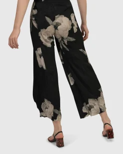 Women Alembika Plus<Kennedy Crinkle Punto Pants, Roses