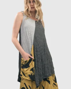 Women Alembika Plus<Kia Crinkle Tunic Top, Yellow