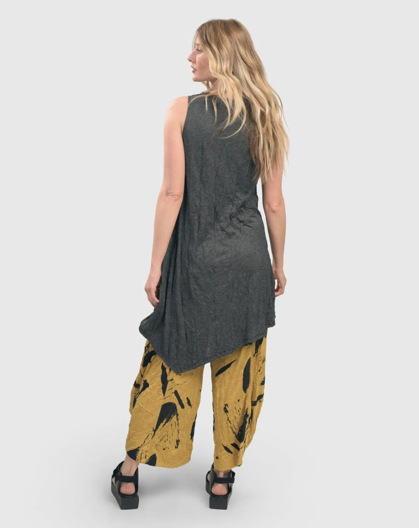 Women Alembika Tops & Tunics<Kia Crinkle Tunic Top, Yellow