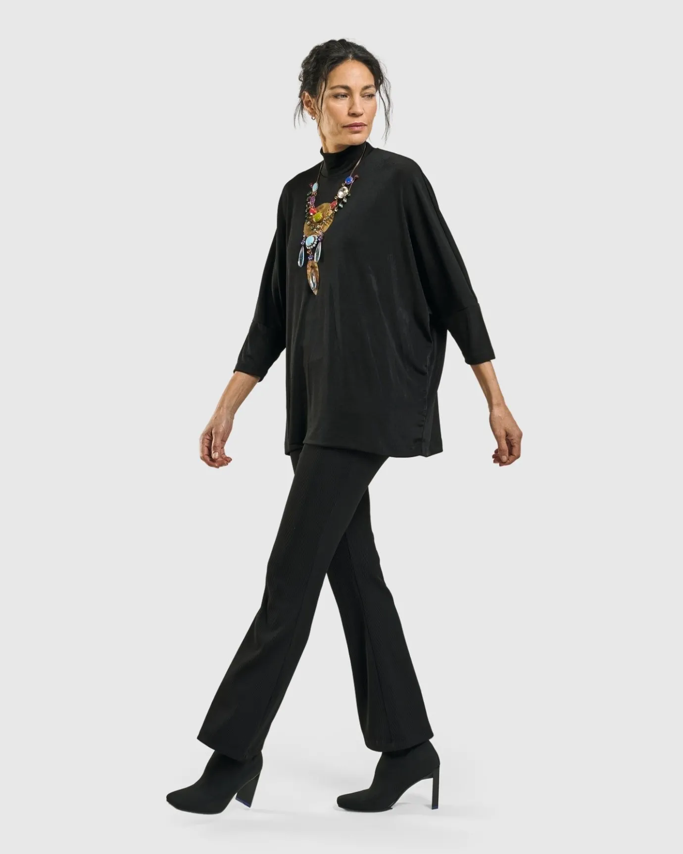 Women Alembika Pants & Skirts<Kick Flare Curator Pants, Black