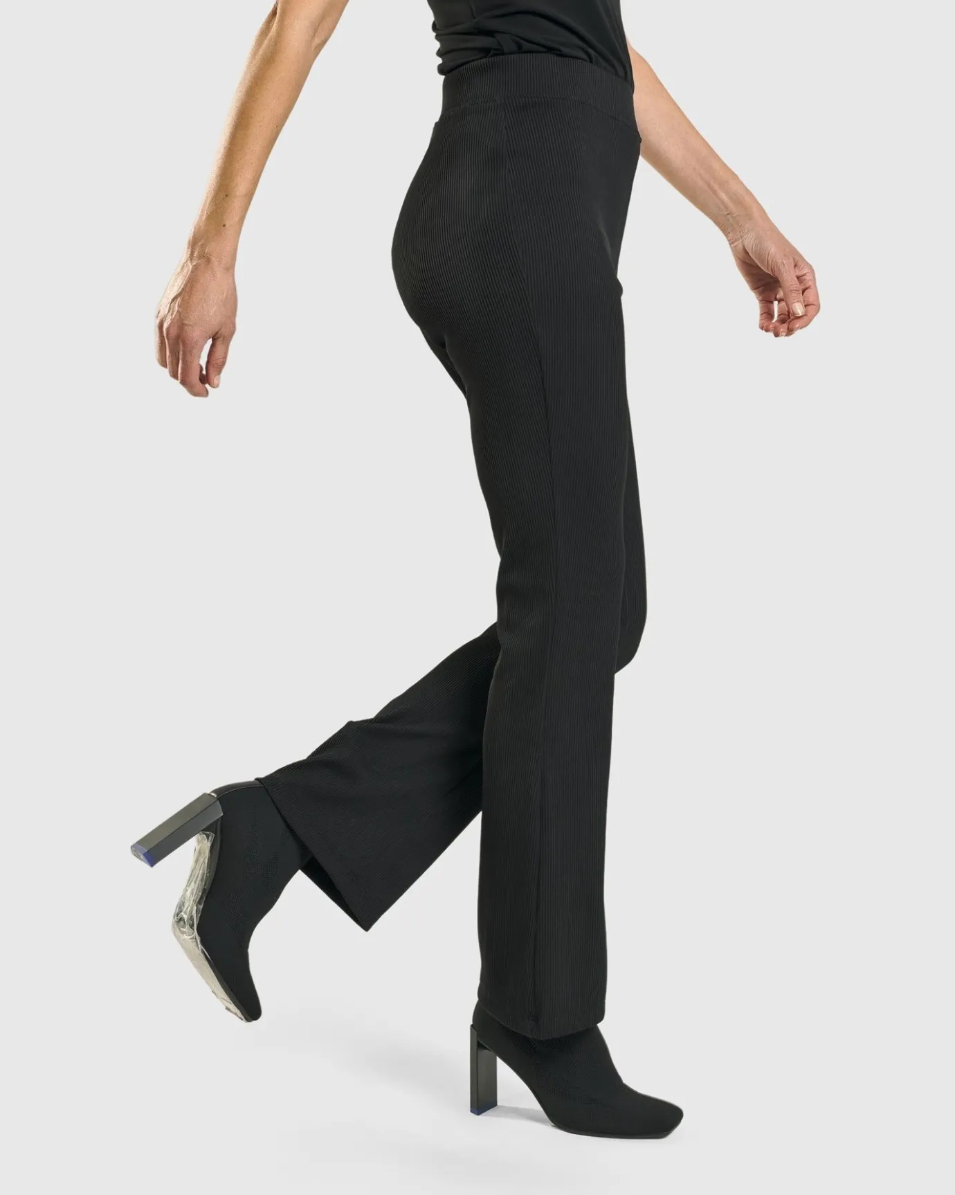 Women Alembika Pants & Skirts<Kick Flare Curator Pants, Black