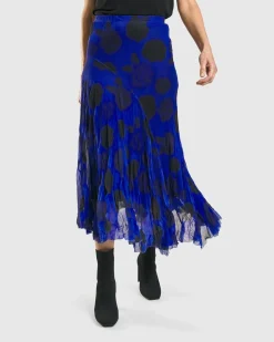 Women Alembika Plus<Kusama Swing Skirt, Royal
