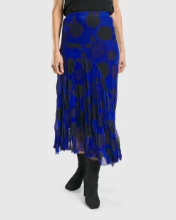 Women Alembika Plus<Kusama Swing Skirt, Royal