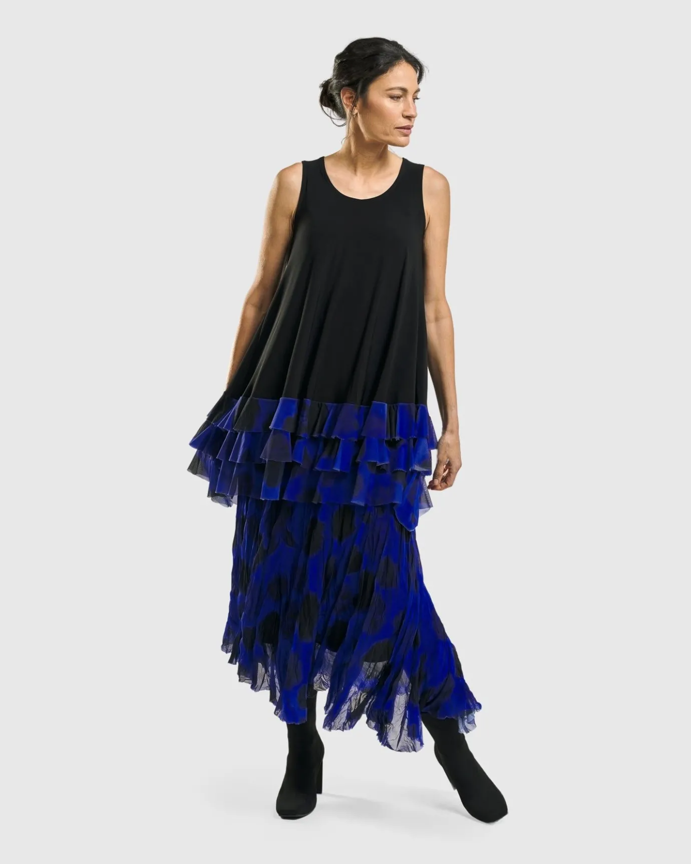 Women Alembika Plus<Kusama Swing Skirt, Royal