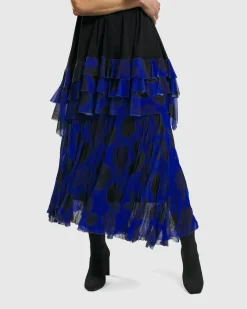 Women Alembika Plus<Kusama Swing Skirt, Royal