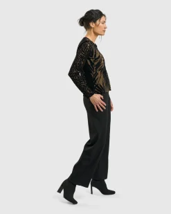 Women Alembika Plus<Kuzco Cropped Cardigan Top, Gold