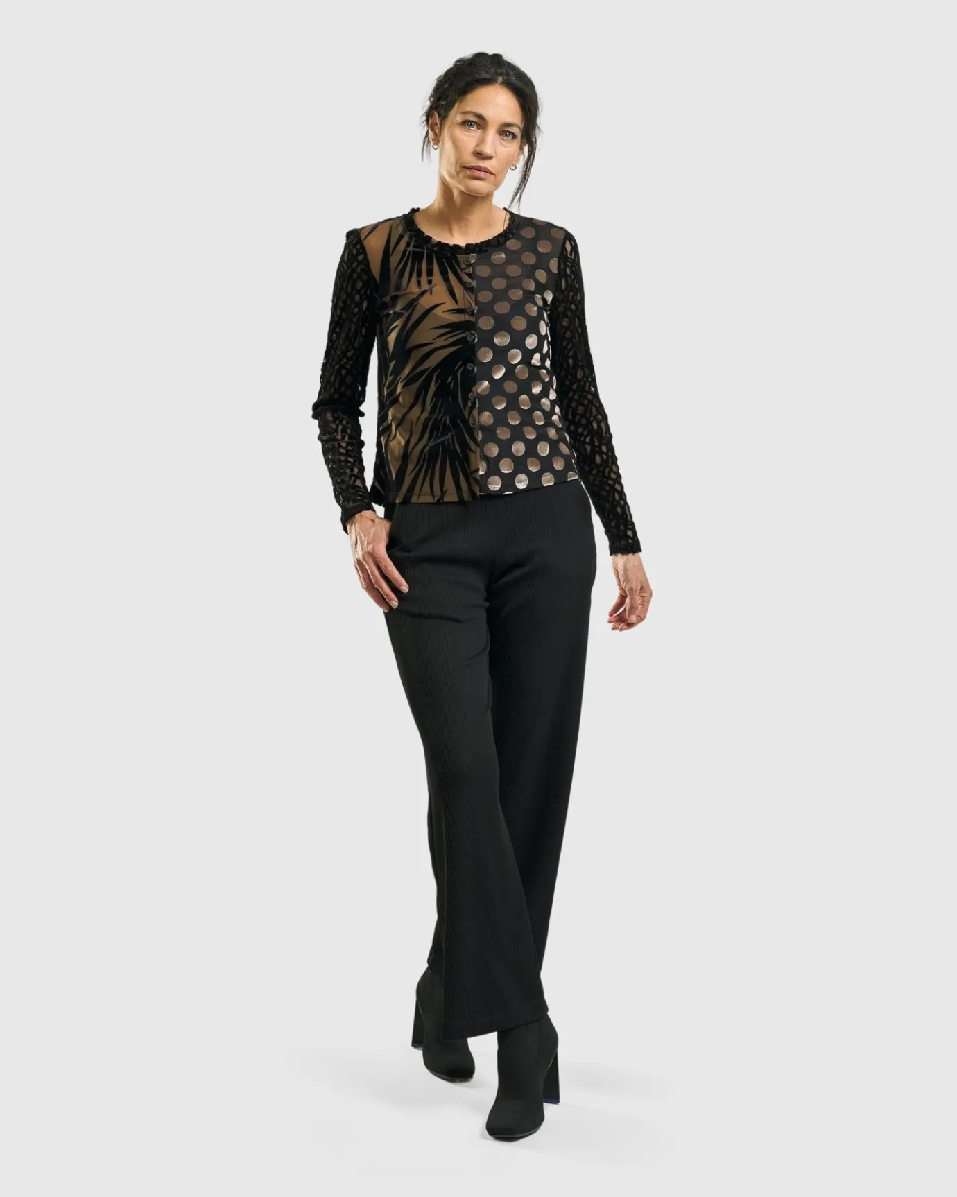 Women Alembika Plus<Kuzco Cropped Cardigan Top, Gold