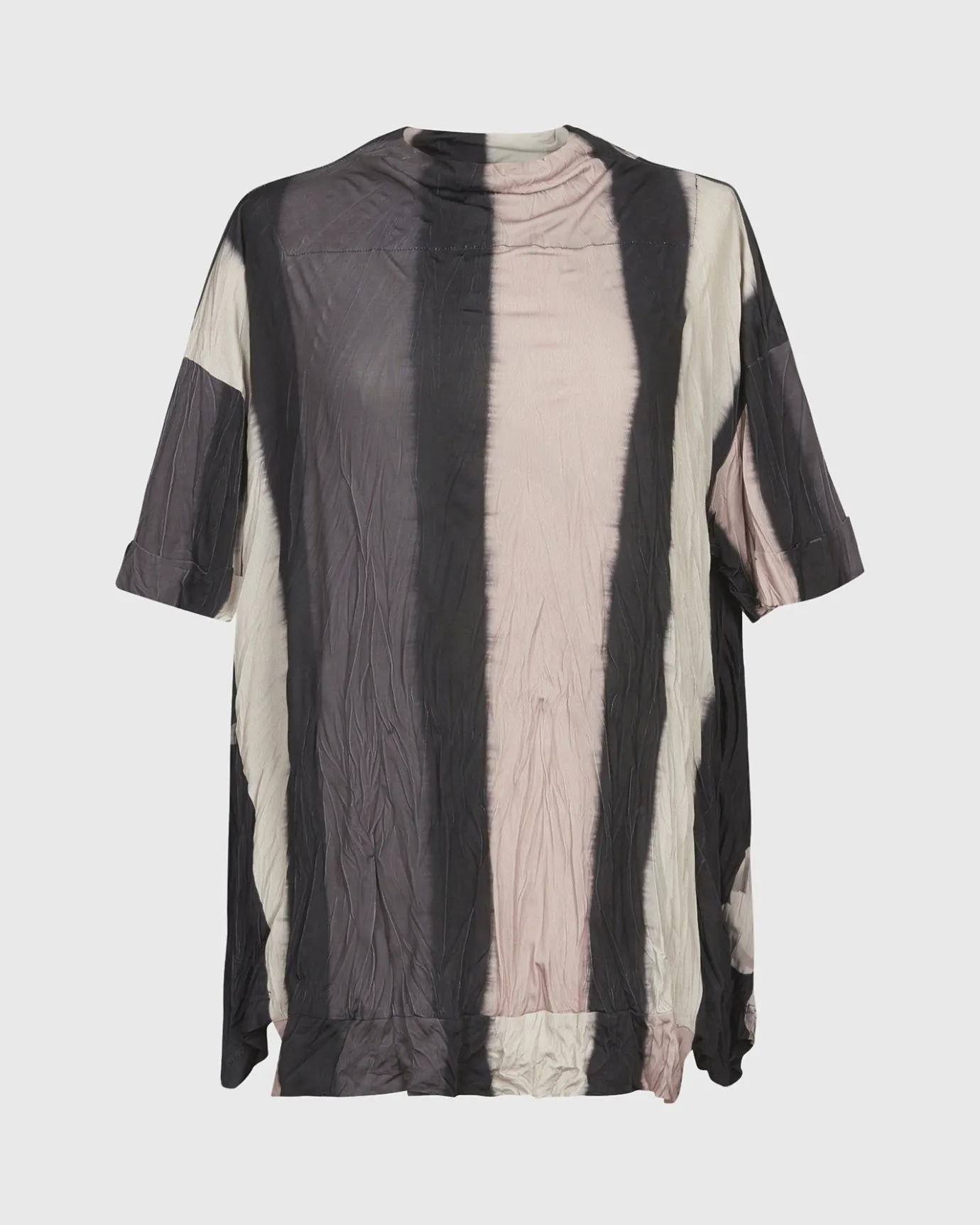 Women Alembika Tops & Tunics<Laila Crinkle Trapeze Top, Stripe/Roses