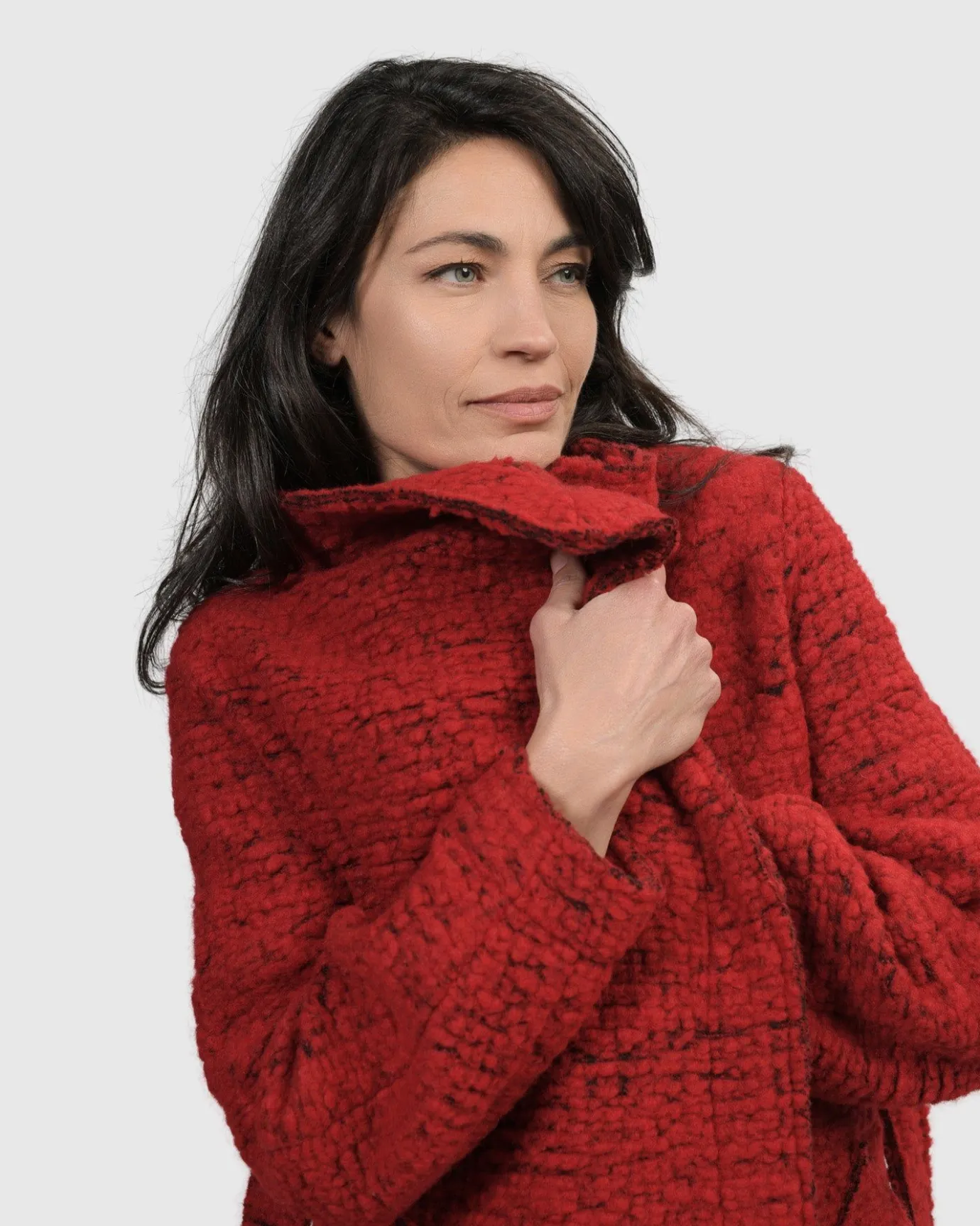 Women Alembika Jackets<Leading Lady Coat, Scarlet