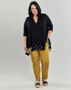 Women Alembika Pants & Skirts<Leo Iconic Stretch Jeans, Honey 1X-3X