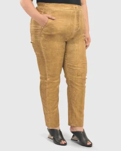 Women Alembika Plus<Leo Iconic Stretch Jeans, Honey 1X-3X