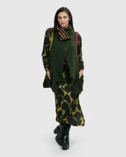 Women Alembika Plus<Life's A Thrill Vest, Hunter