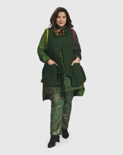 Women Alembika Plus<Life's A Thrill Vest, Hunter