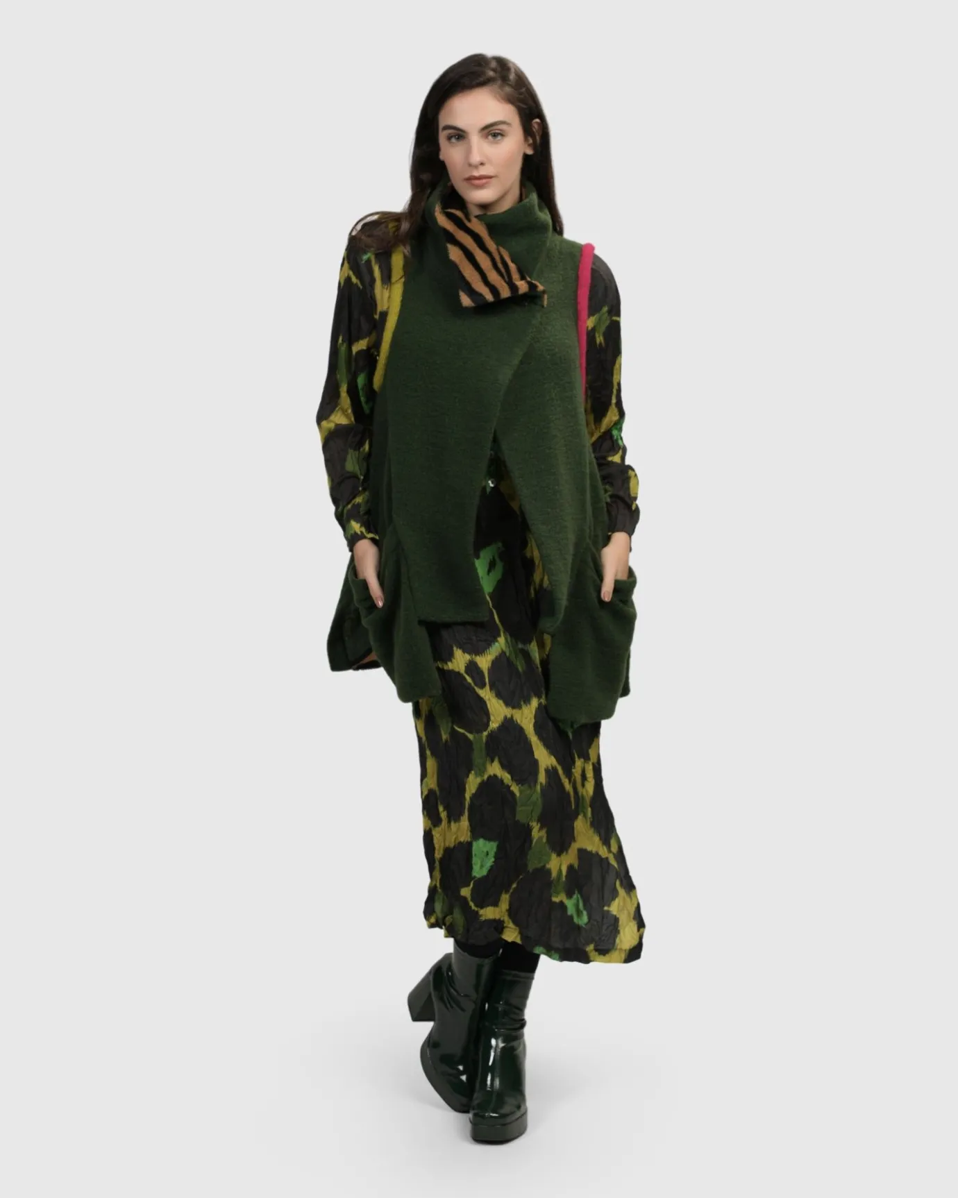 Women Alembika Jackets<Life's A Thrill Vest, Hunter