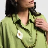 Women Alembika Accessories<Lily Bead Necklace, Green