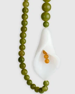 Women Alembika Accessories<Lily Bead Necklace, Green