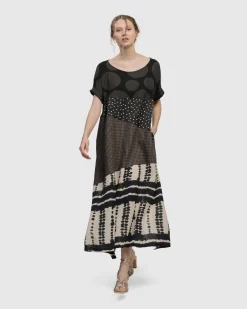 Women Alembika Plus<Lost City T-Shirt Dress, Savanna