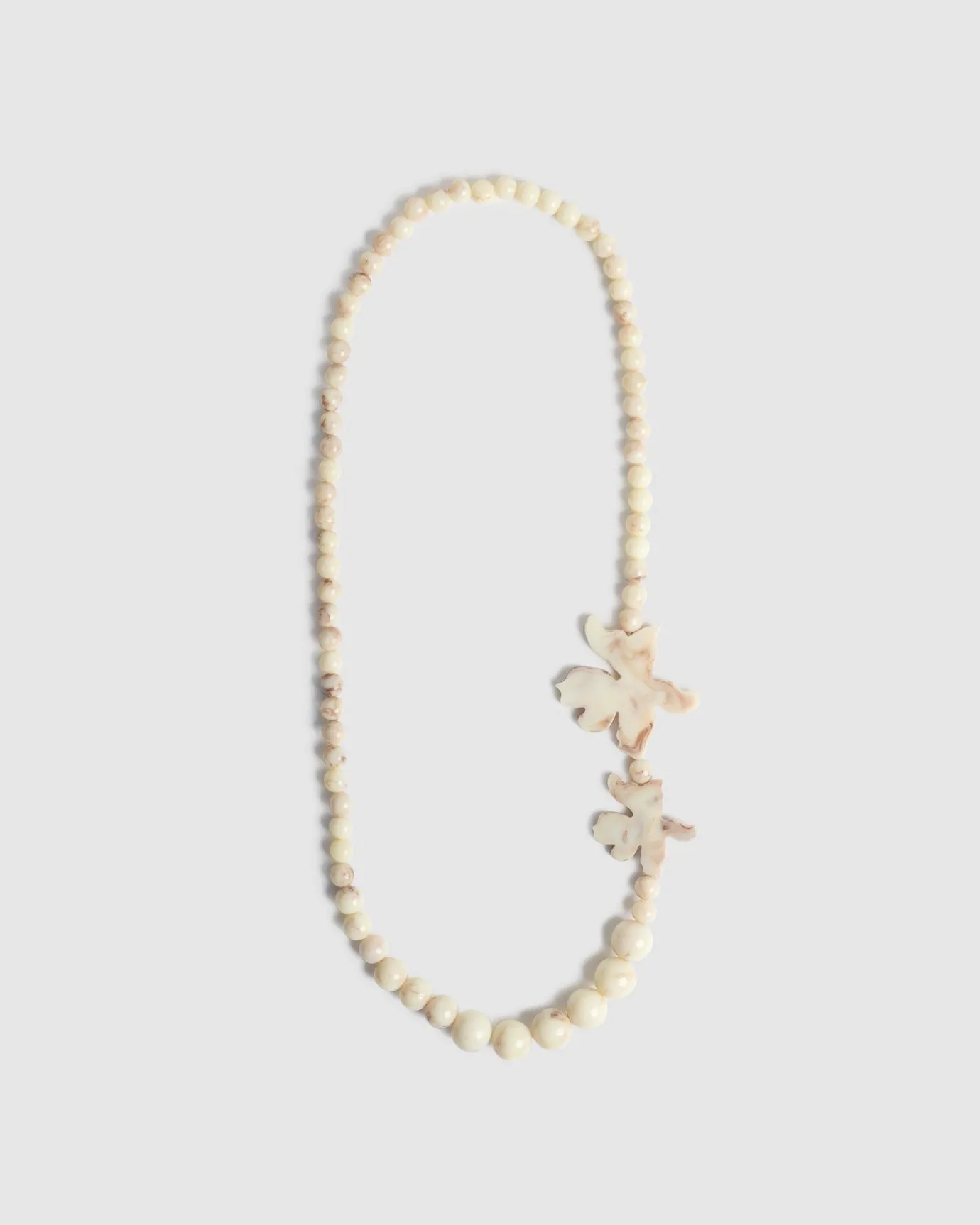 Women Alembika Accessories<Lotus Bead Necklace, Oat
