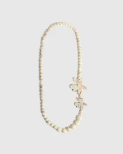 Women Alembika Jewelry<Lotus Bead Necklace, Oat