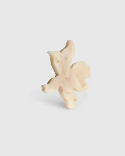 Women Alembika Accessories<Lotus Clip Earrings, Oat
